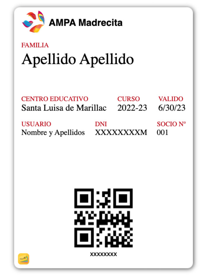 carnet ampa madrecita